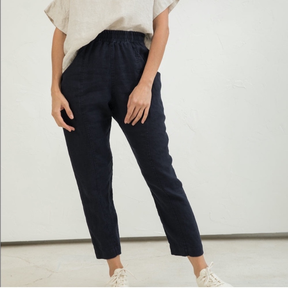 Elizabeth Suzann Clyde Pant - 4T - Black Cotton Canvas